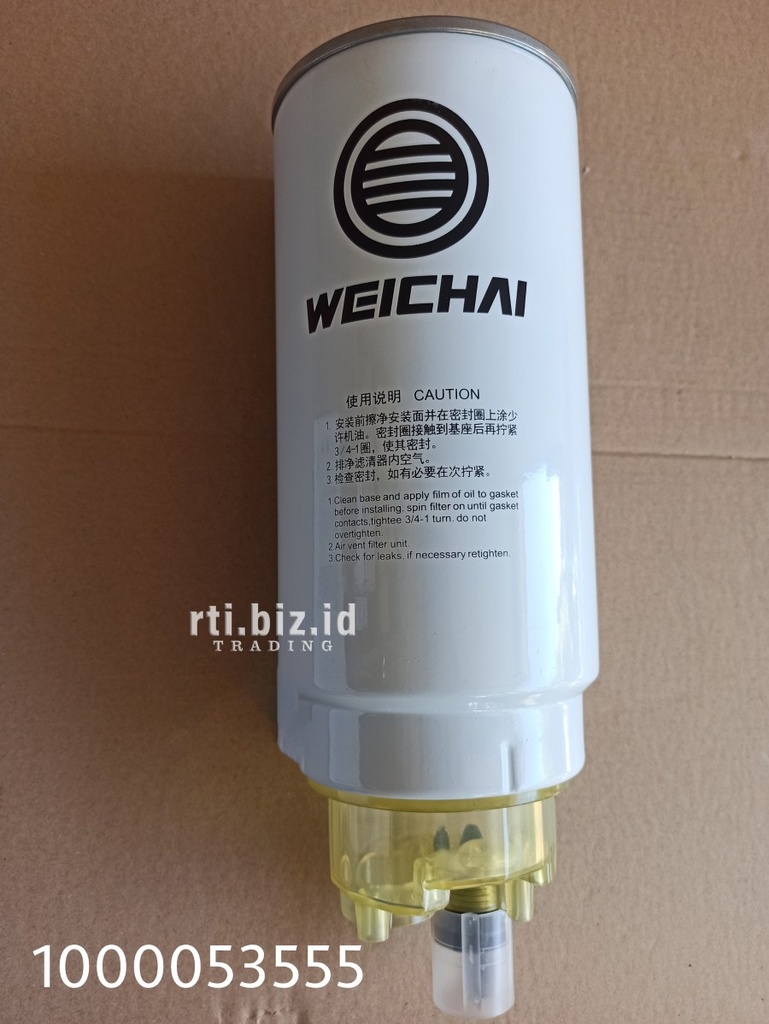 1000053555A/1000053555 Fuel Filter 4 Micron (Weichai)