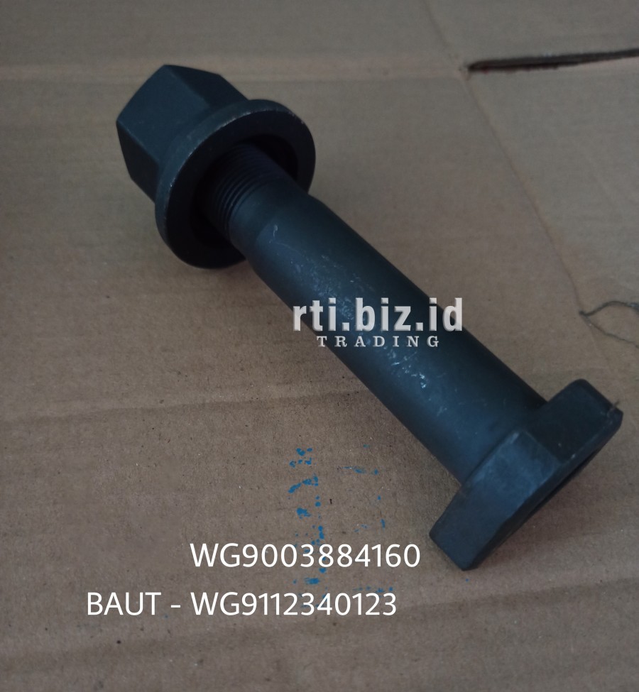 WG9112340123/WG9003884160 Roda belakang 23mm (Baut/Bolt+Mur) (Howo)