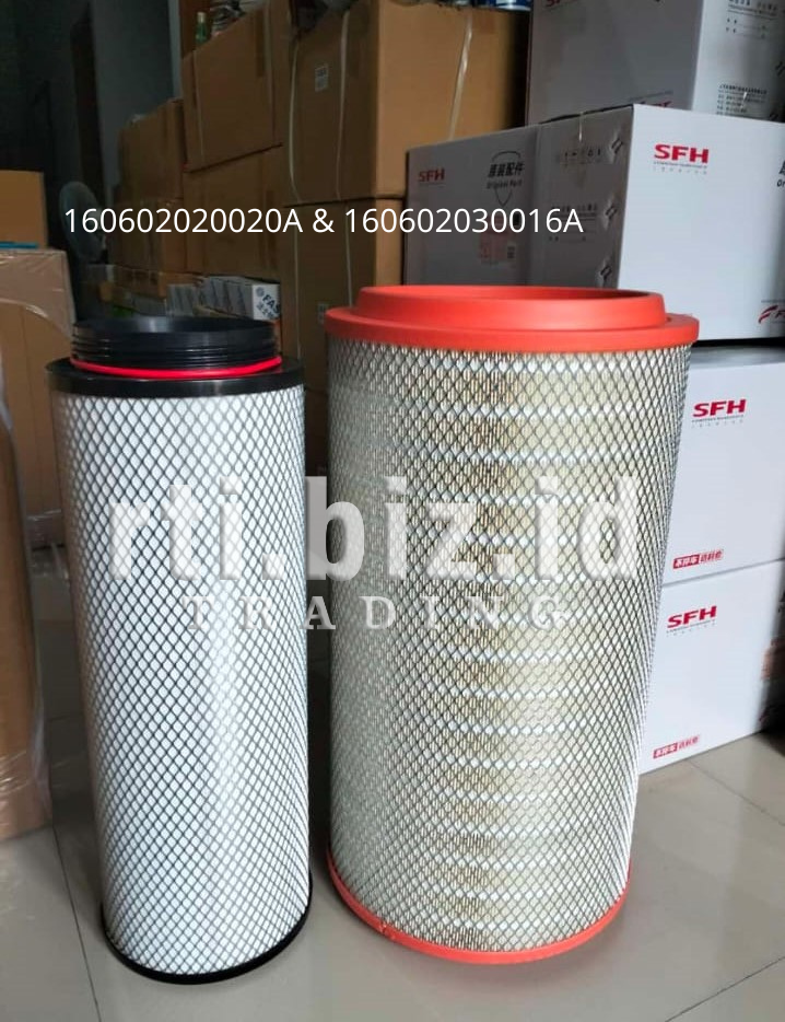 160602020020A dan 160602030016A Air Filter outer+inner (Sany)