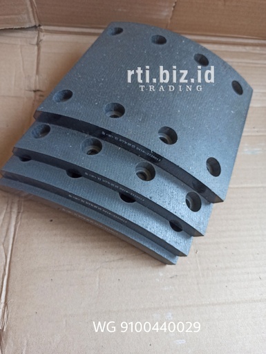 WG9100440029 Brake Lining Front (Howo/Sino/Iveco)